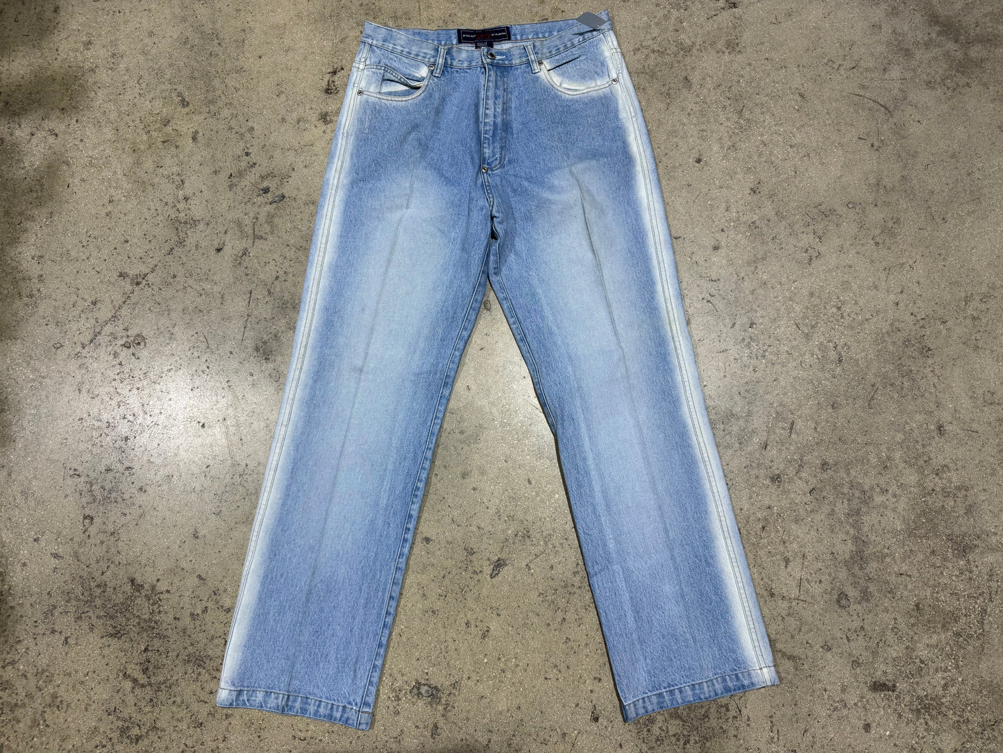 Phat Farm Side Fade Denim - Light Wash Size 34x33