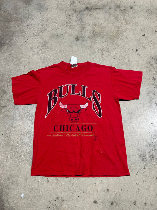 Chicago Bulls Team Logo Tee - Red Size Large