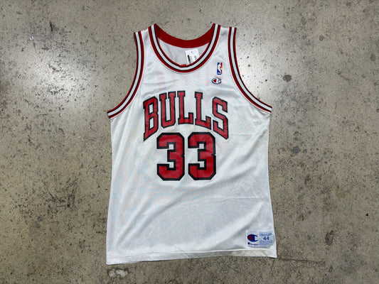 Champion Chicago Bulls Pippen #33 Jersey Size 44/Large