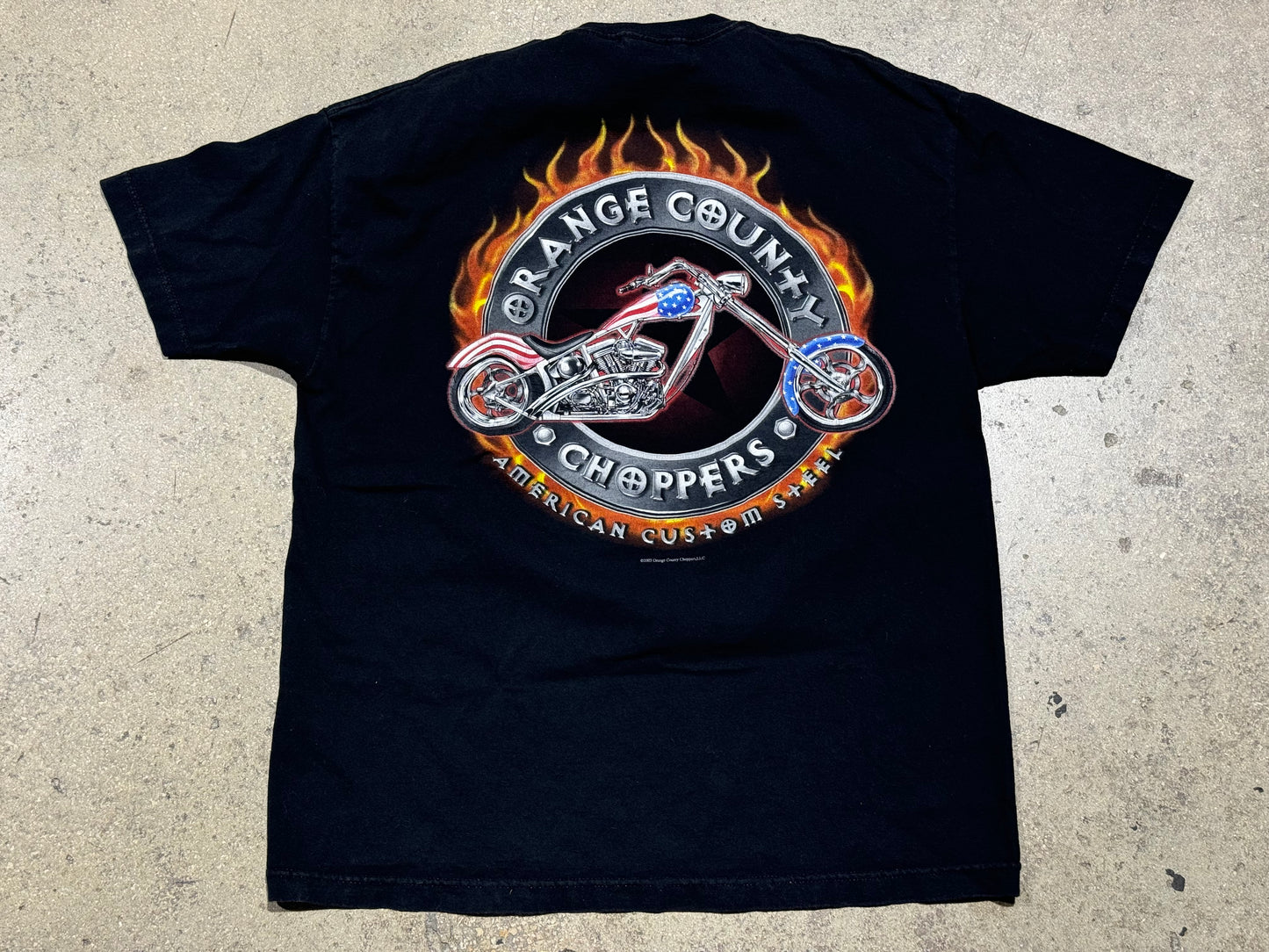 2003 Orange County Choppers Tee - Black Size XL