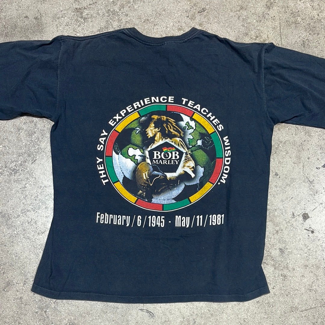 Bob Marley Memorial Rap Tee - Black Size XL