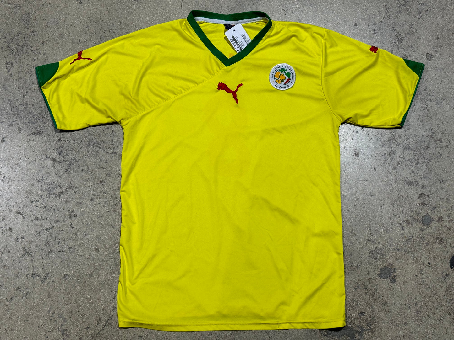 Bootleg Puma Senegal Niang Jersey - Yellow Size Large