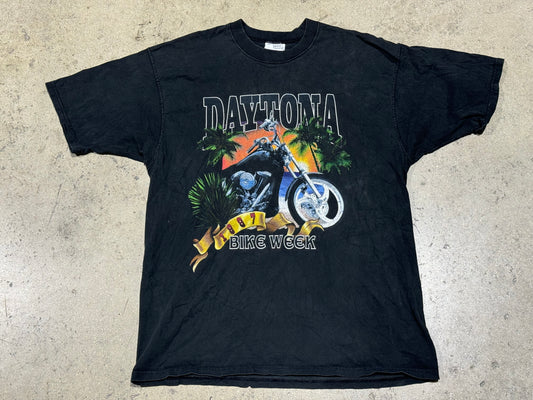 1997 Daytona Bike Week Tee - Black Size XL