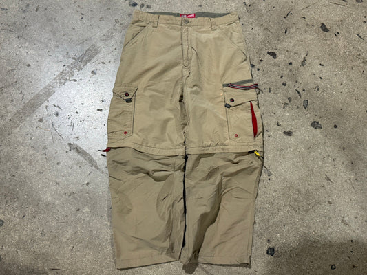 OTB Adjustable Cargo Pants - Khaki Size 36x30