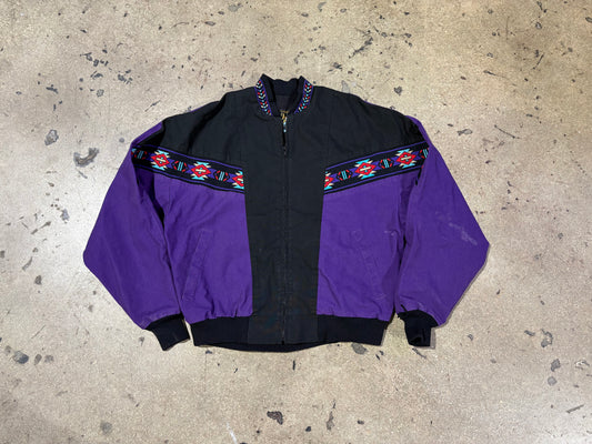 Wild Side Rodeo Company Aztec Jacket - Purple Size Medium