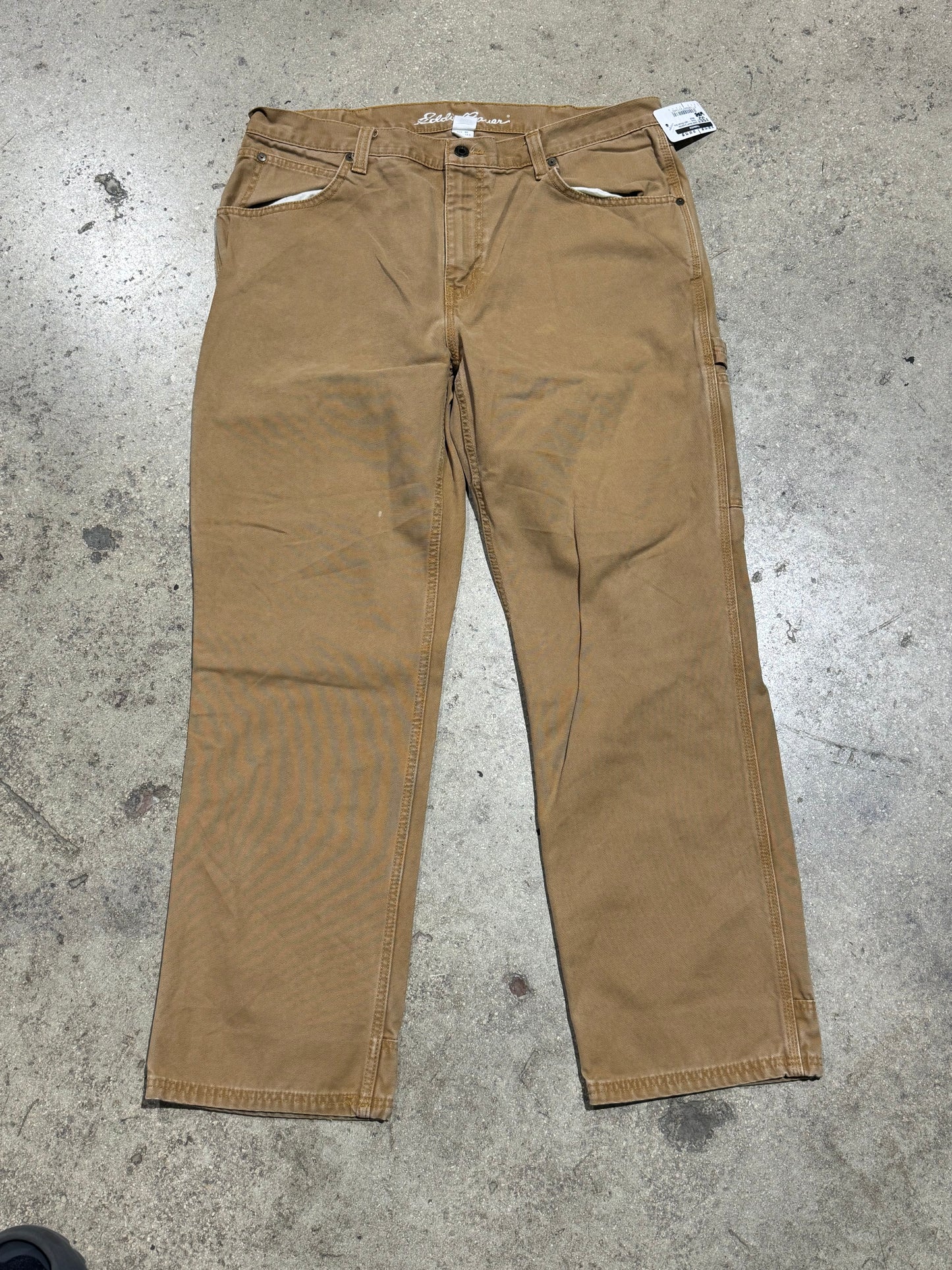 Eddie Bauer Carpenter Pants - Light Brown Size 38x32