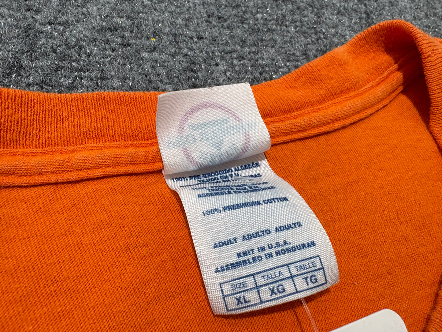 University Of Miami Go Canes! Sebastian Tee - Orange Size XL