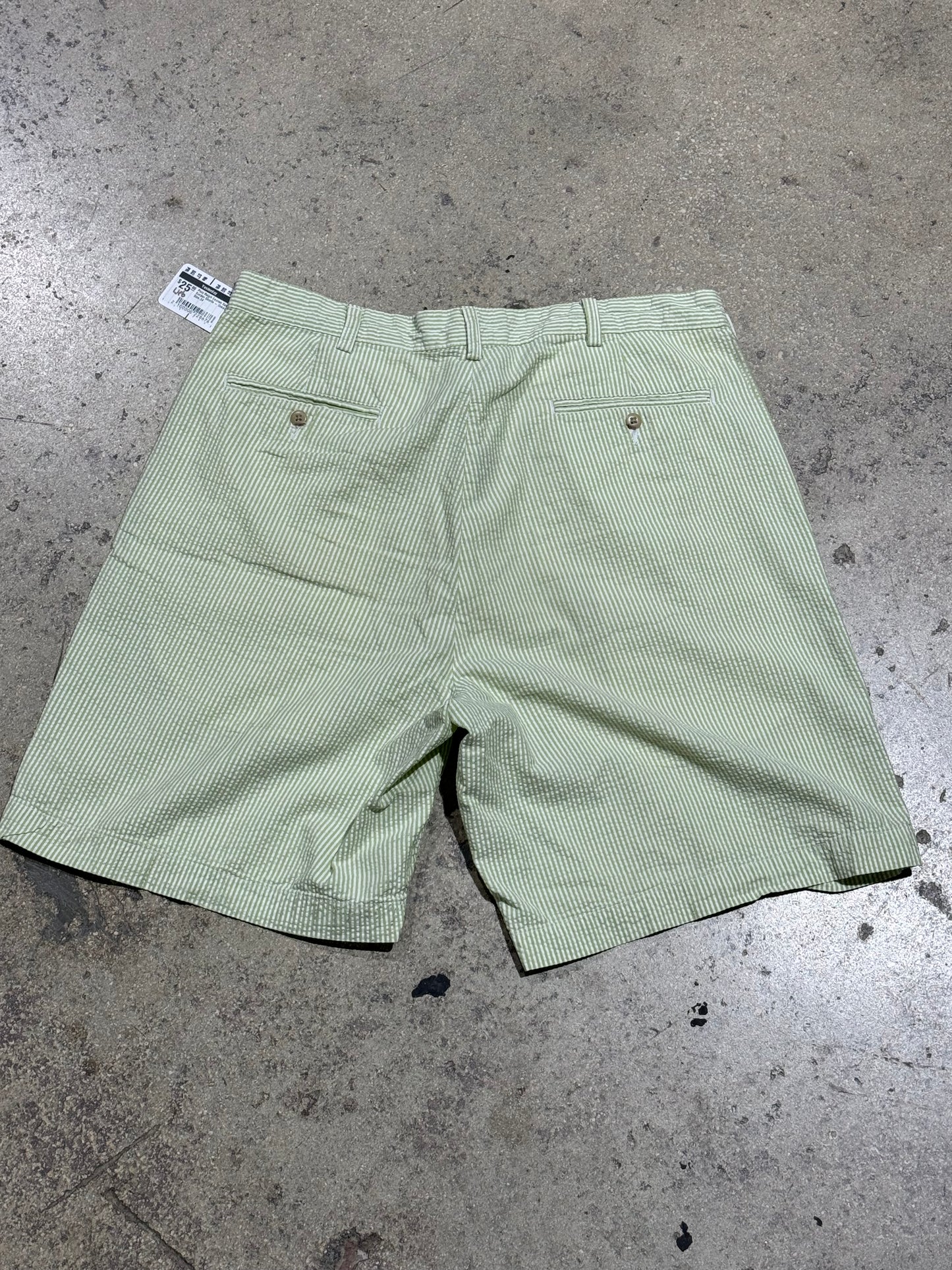 Polo Ralph Lauren Sear Sucker Shorts - Green Size 34