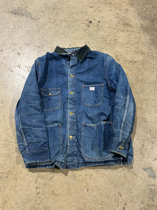 Sears 4 Pocket Denim Jacket - Blue Size XL