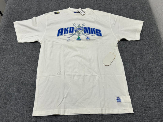 Akademkis World Tee - White Size Large