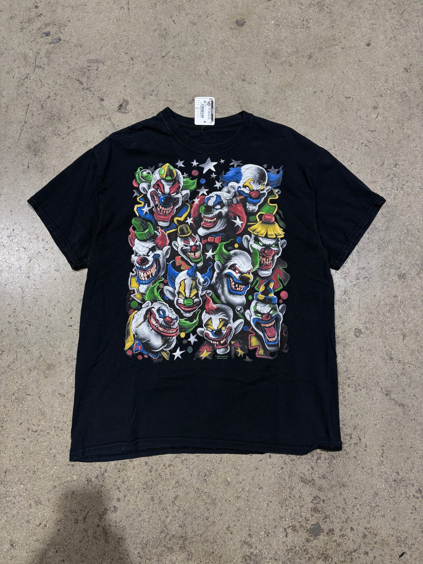 2008 Liquid Blue Clown Tee - Black Size Large