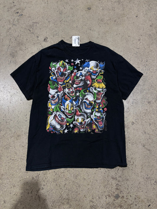 2008 Liquid Blue Clown Tee - Black Size Large