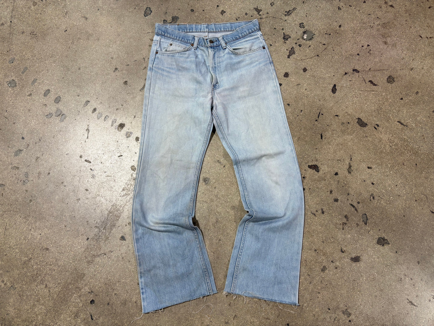 Levis Orange Tab Boot Cut Jeans - Light Wash Size 34 x 30