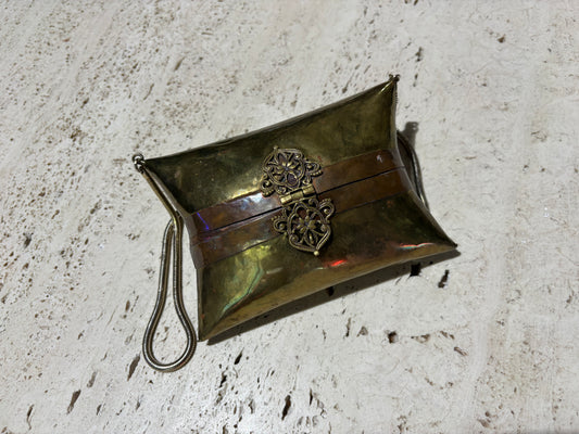 1970s Metal Purse - Gold