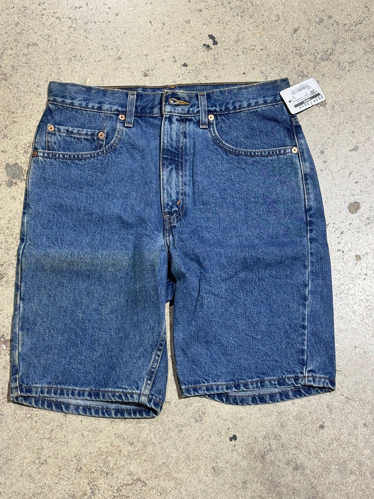 Levi 505 Denim Jean Shorts - Dark Wash Size 32