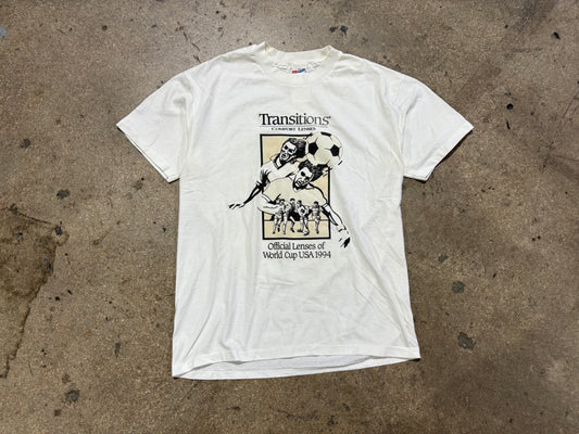 1994 Transitions World Cup Tee - White Size Large