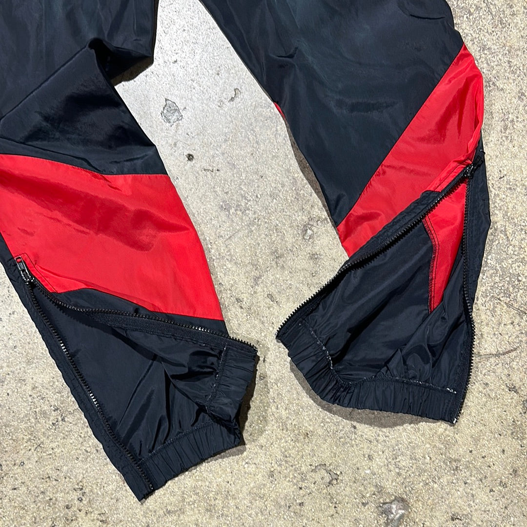 Nike Air Jordan Nylon Joggers - Black/Red Size Medium