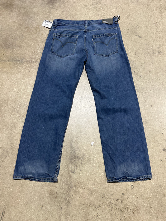 Levis Silver Tab Loose Denim Pants - Blue Size 34x32