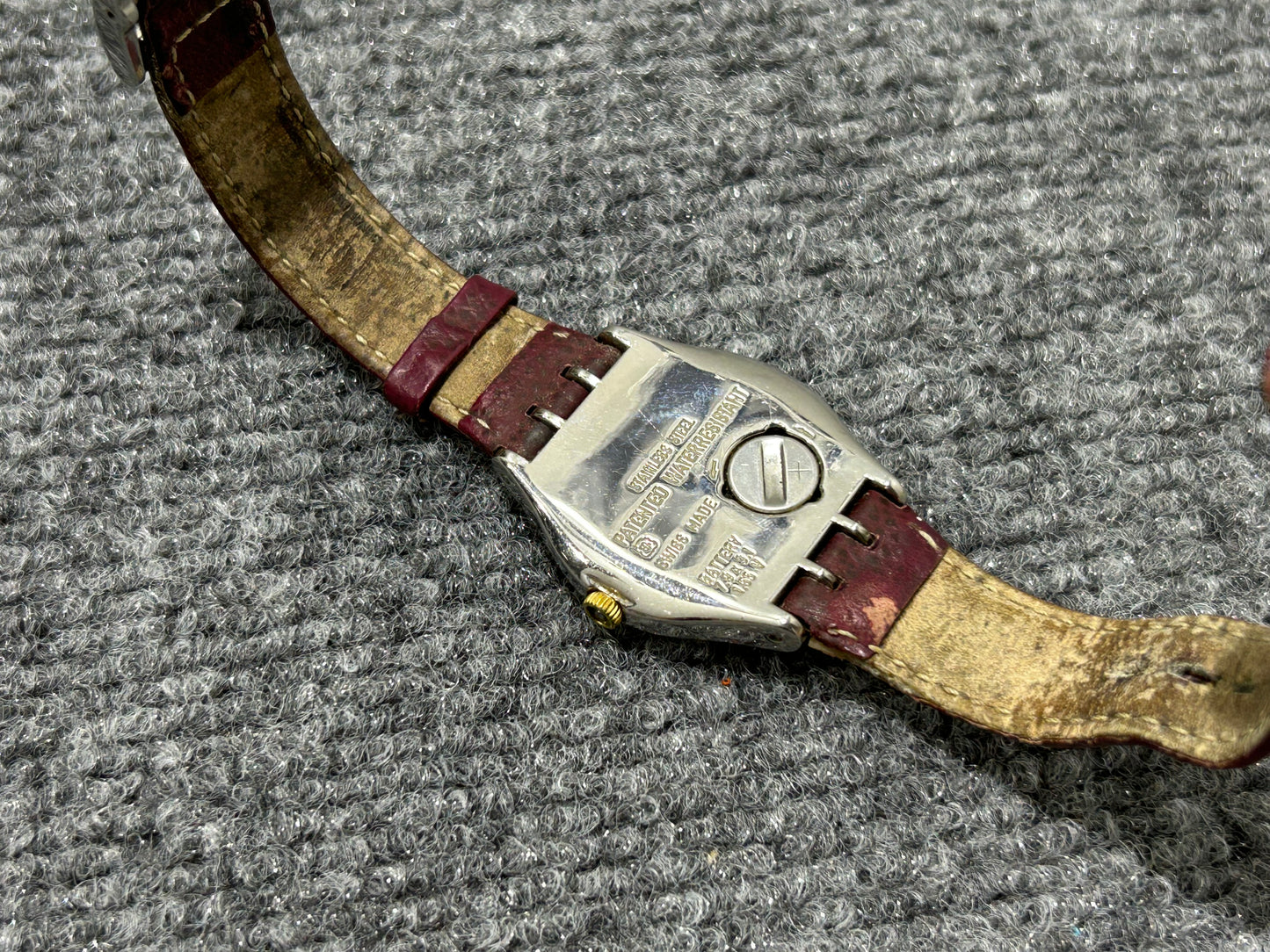 1993 Swatch Irony 36mm Watch - Silver/Brown