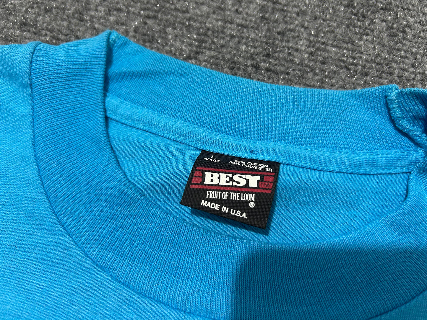 Trump Plaza Tee - Blue Size Large