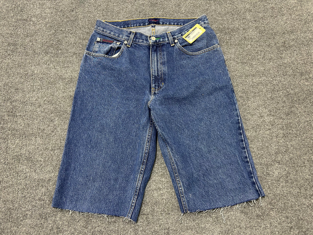 Tommy Jeans Cutoff Shorts - Blue Size 34