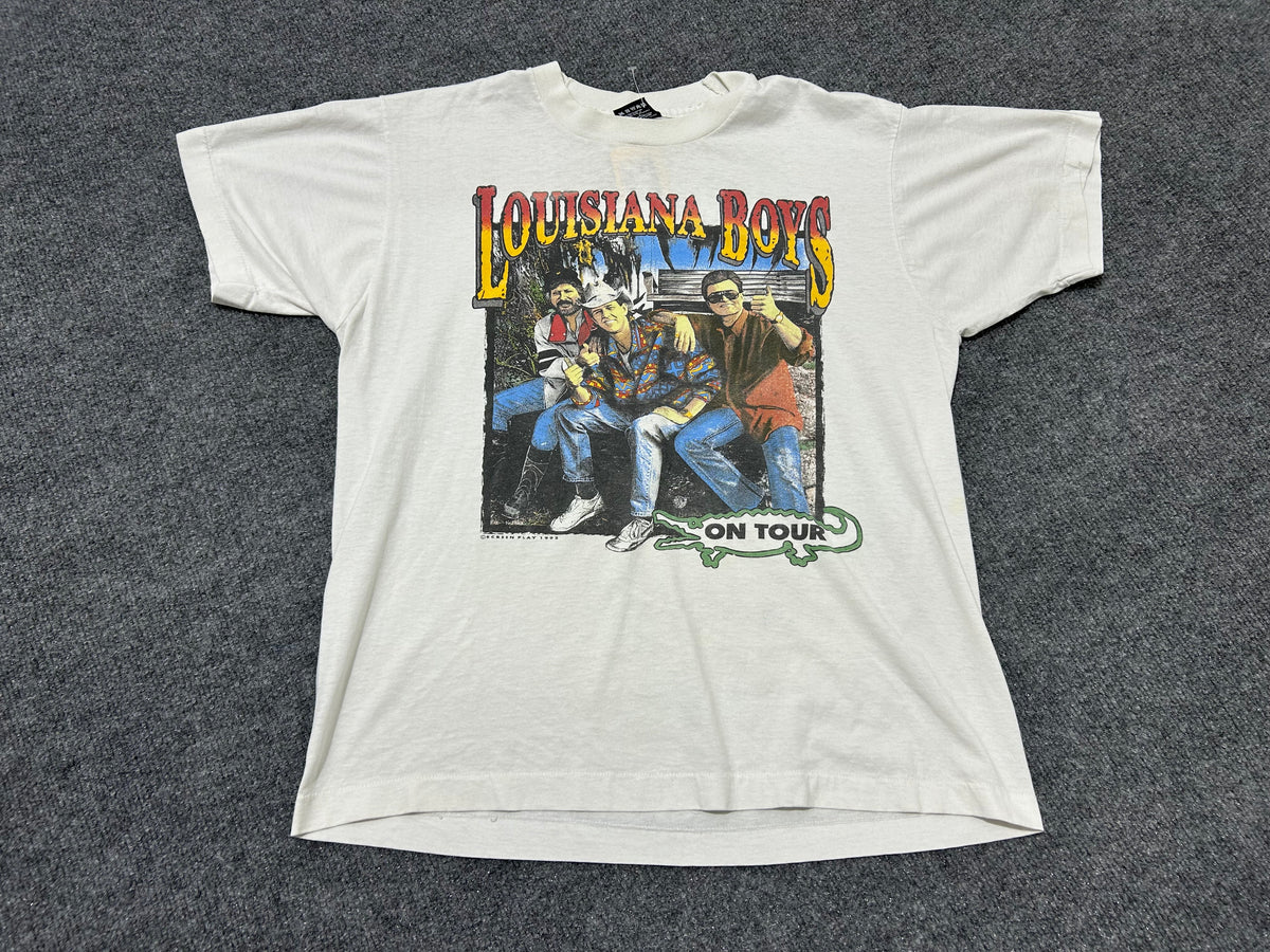 1992 Louisiana Boys Tour Tee - White Size Large