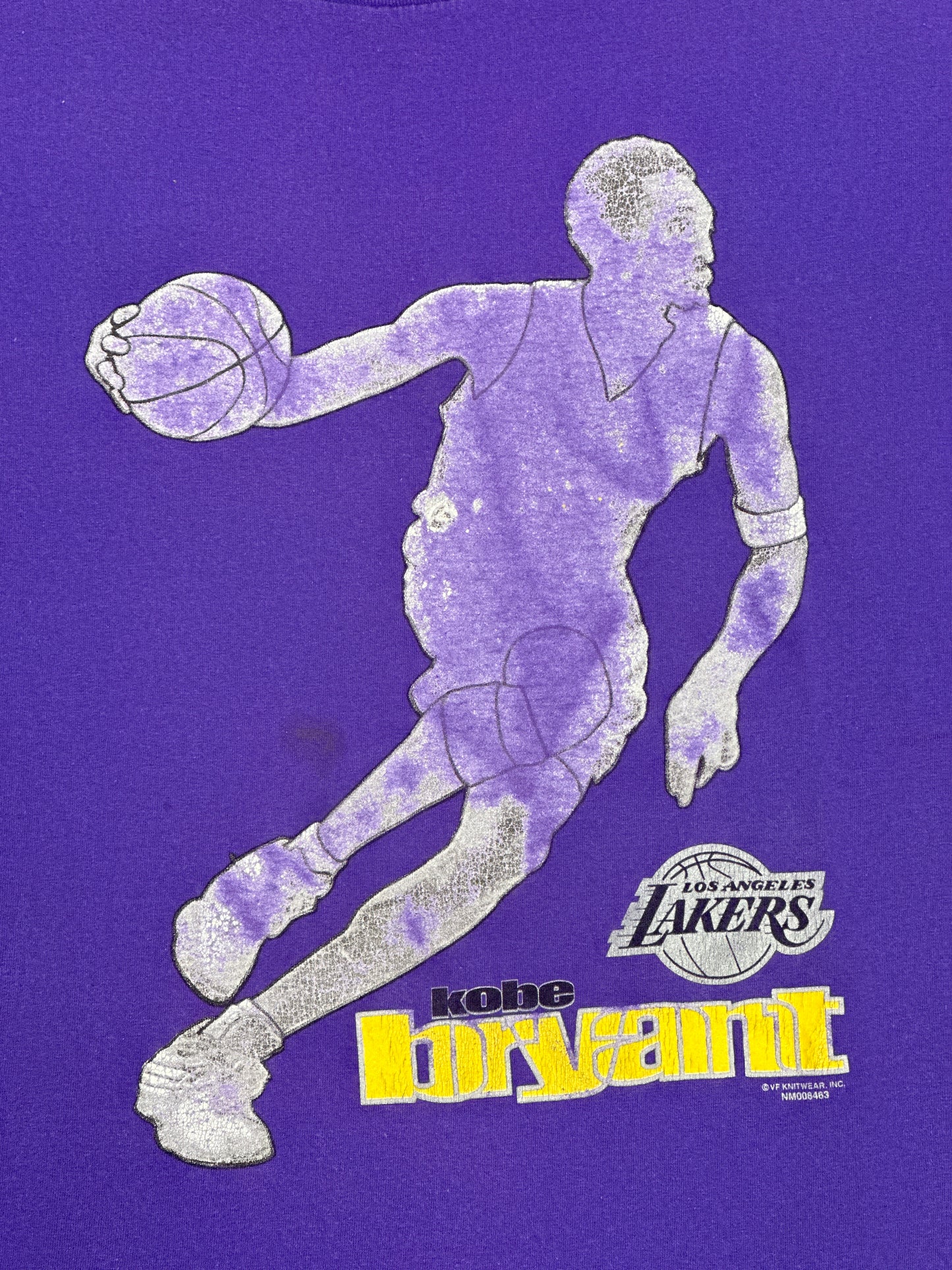 Kobe Bryant Dribbling Tee - Purple Size XL