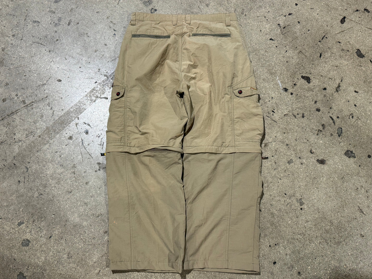 OTB Adjustable Cargo Pants - Khaki Size 36x30