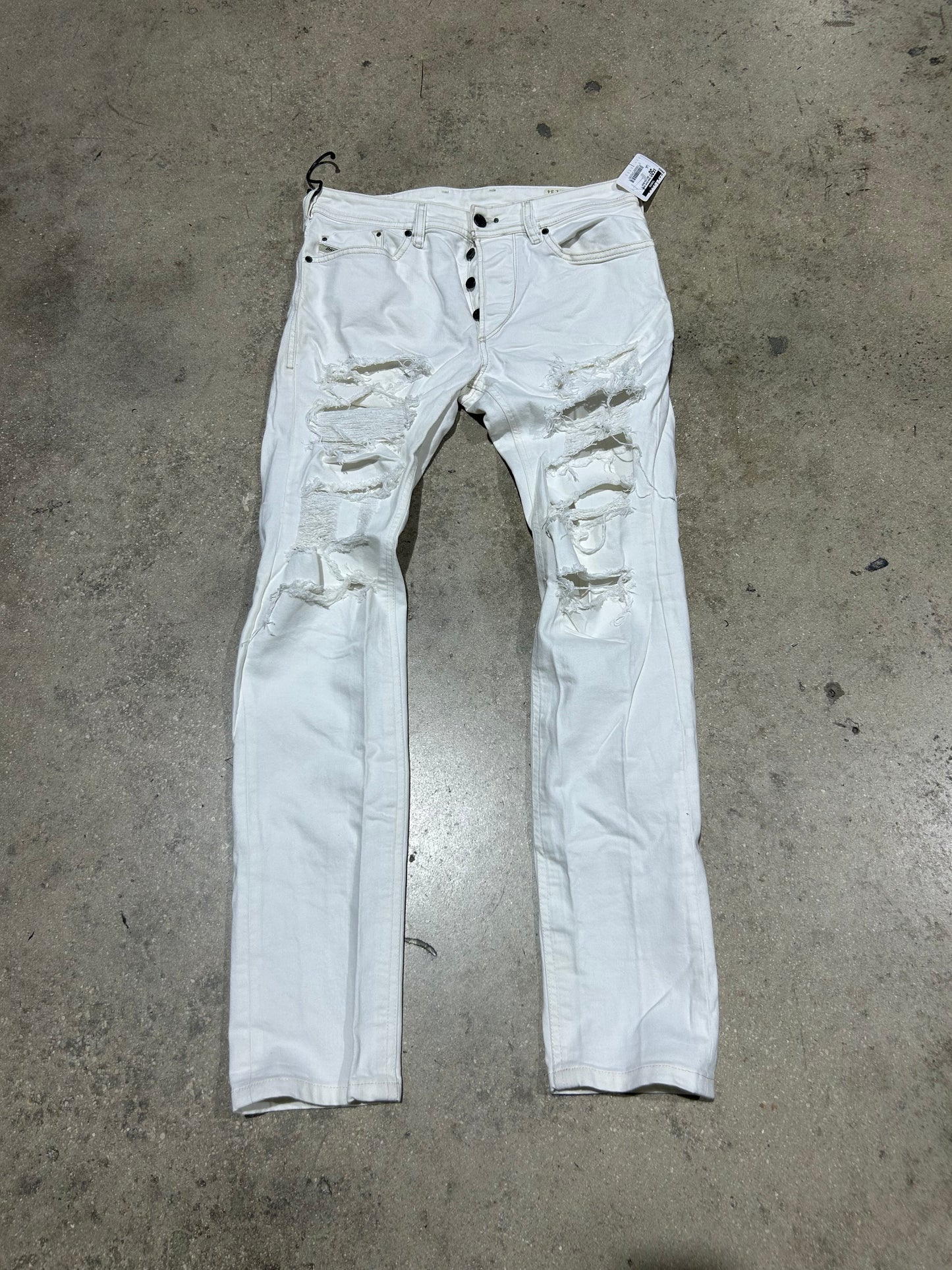 Diesel Denim Jeans - White Size 30x34