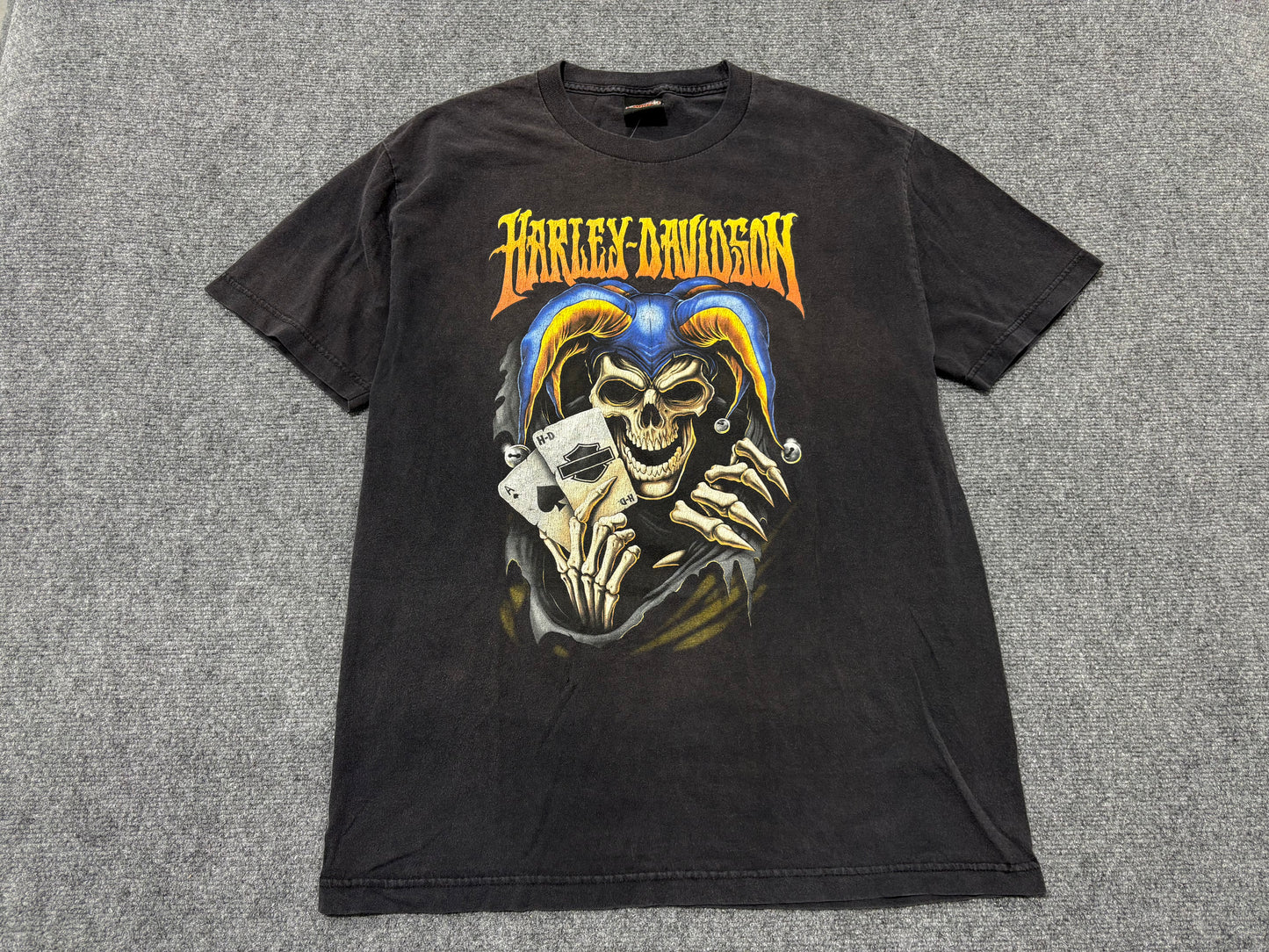 Harley Davidson Joker Tee - Black Size XL