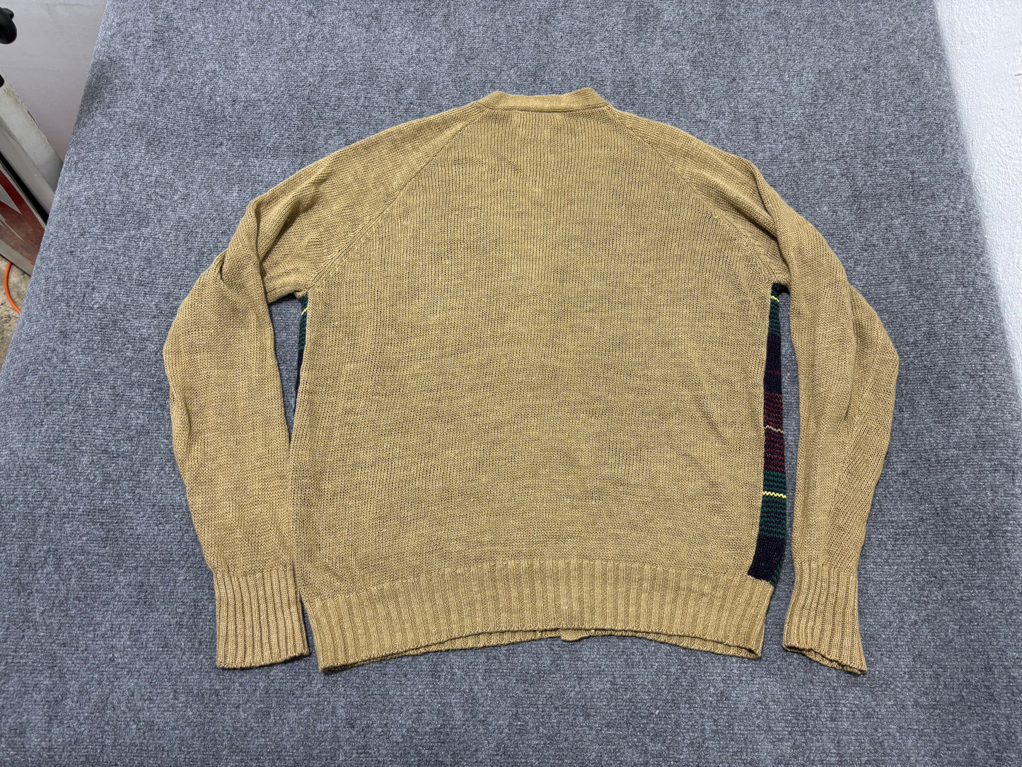 Polo Ralph Lauren Linen Mix Cardigan Sweater - Multicolor Size XL