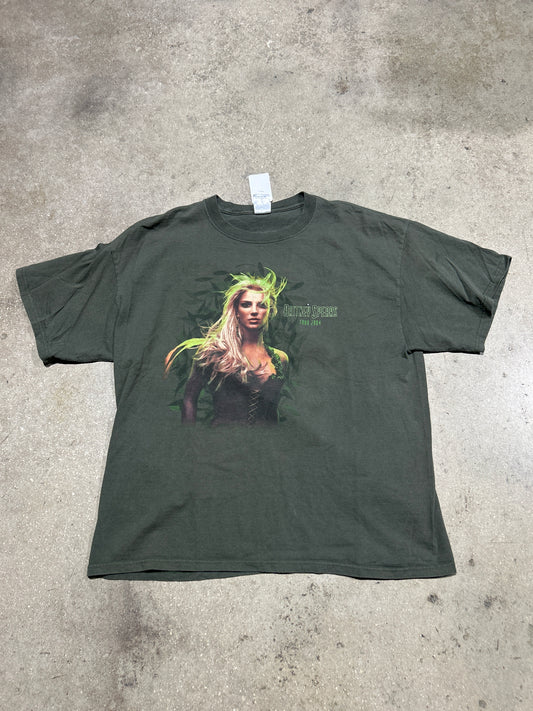 2004 Britney Spears Tour Tee - Olive XL