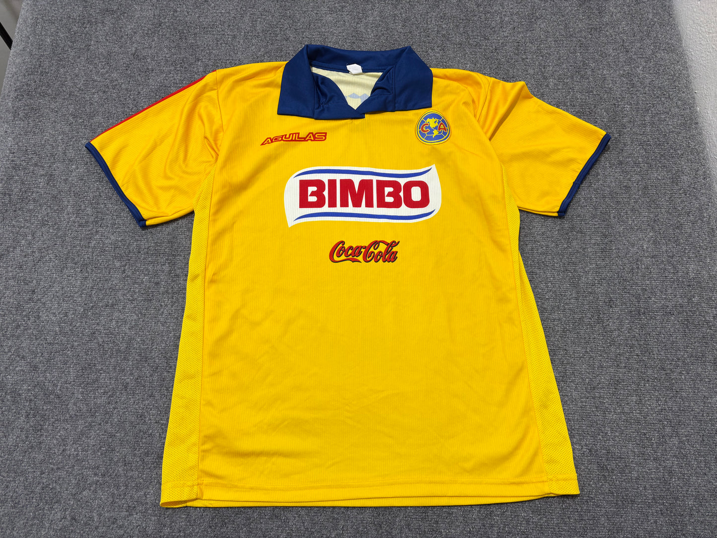 Boot Club America Bimbo Corona Soccer Jersey - Yellow Size Large