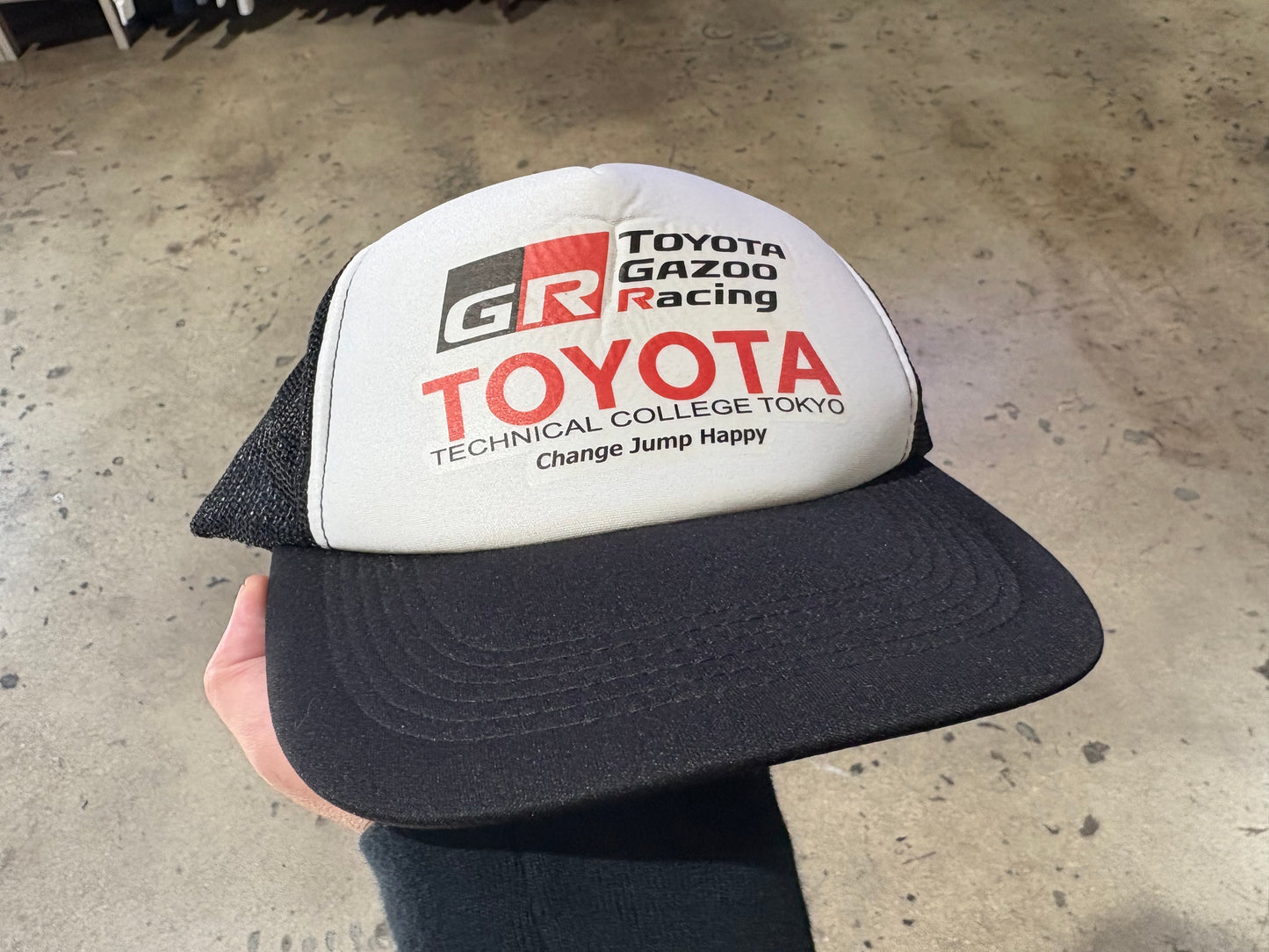 Toyota Gazoo Racing Tokyo Trucker Hat - Black / White