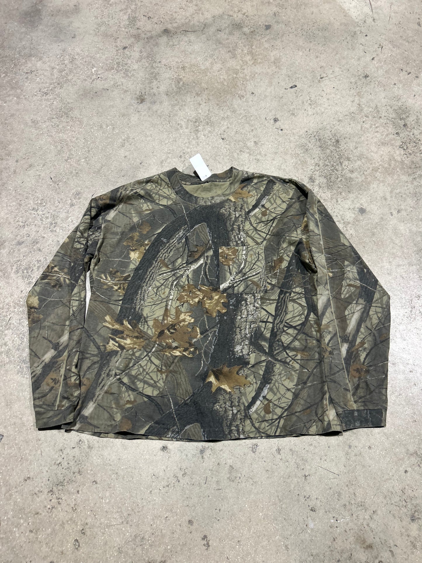 Real Tree Camo Long Sleeve Tee - Multi Size XXL