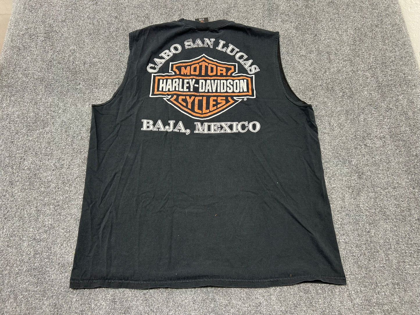Harley Davidson Live The Legend Cabo Cutoff Tee - Black Size XXL