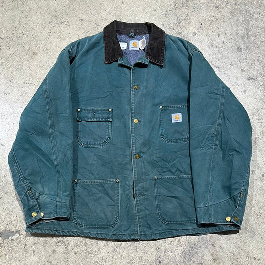 Carhartt Detroit Lined Jacket - Green Size XXL