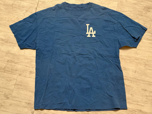 LA Dodgers Stay Victorious Tee - Blue Size XXL