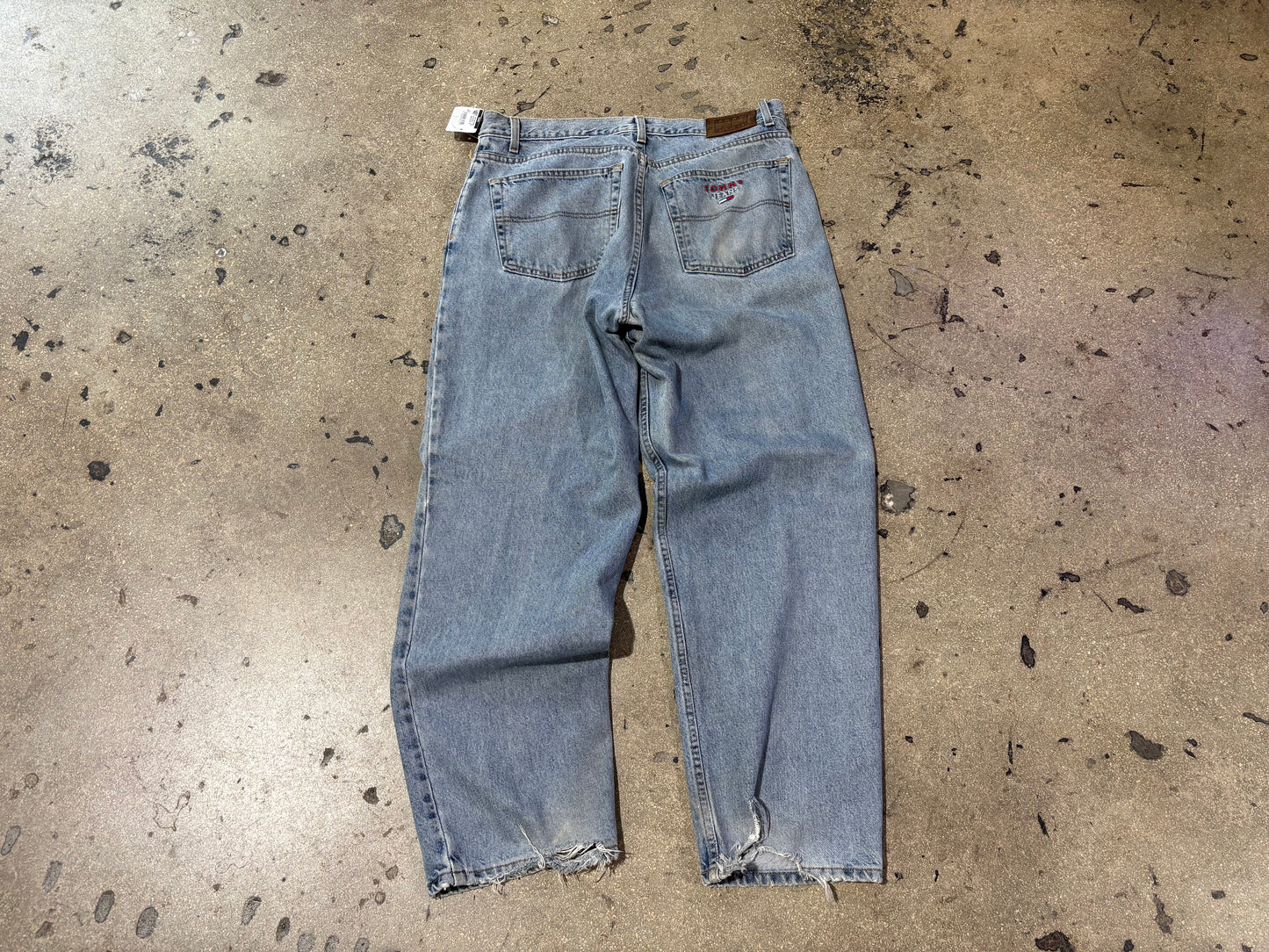 Tommy Jeans Baggy Denim Jeans - Light Wash Size 38 x 32