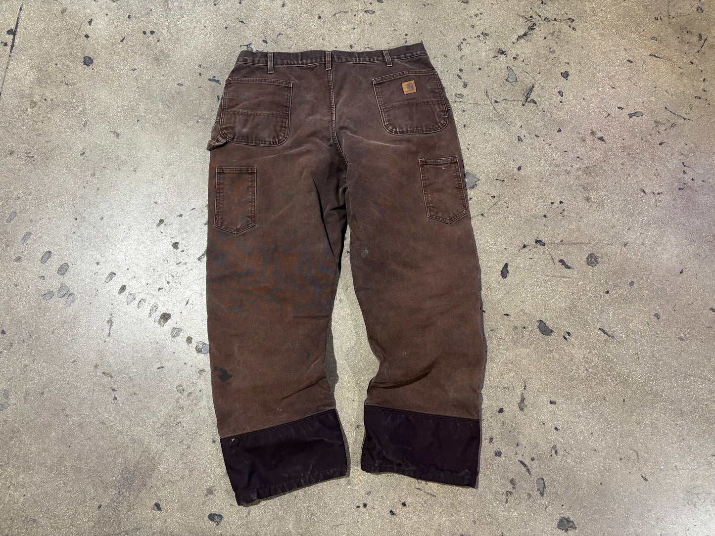 Carhartt Double Knee Work Pants - Brown Size 42 x 32