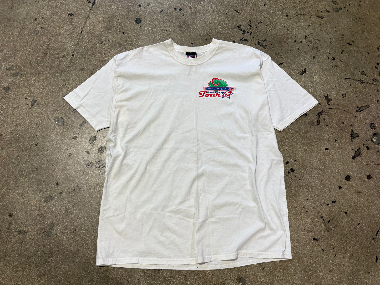 1998 Sammy Sosa Home Run Tour - White Size XXL