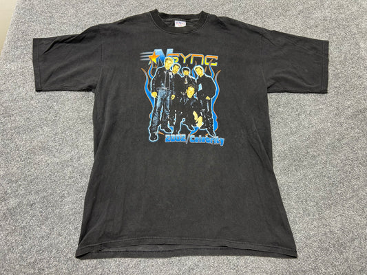 2002 Nsync Celebrity Tour Tee - Black Size XL
