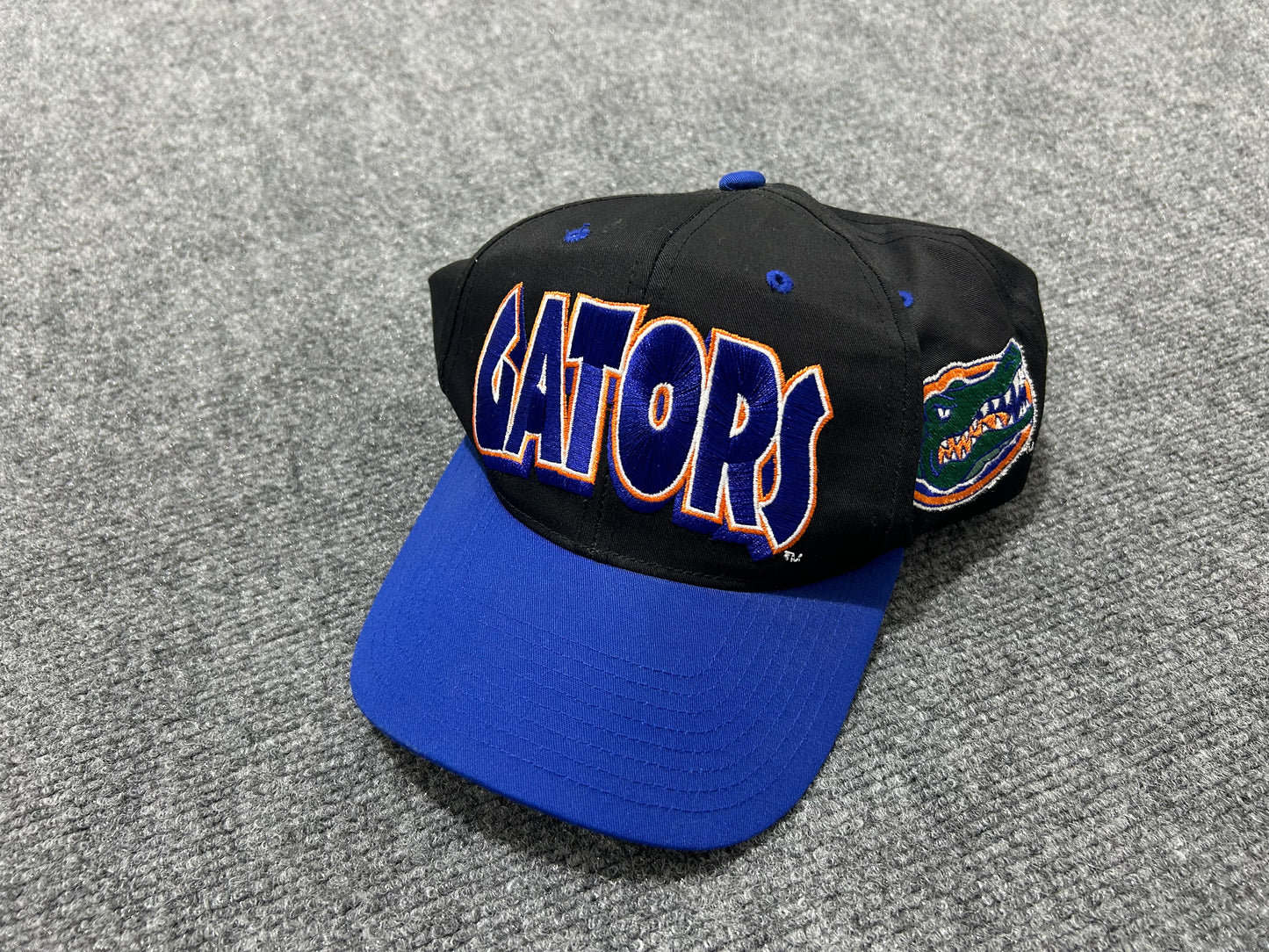 Florida Gator Graffiti Letters Hat - Black/Blue