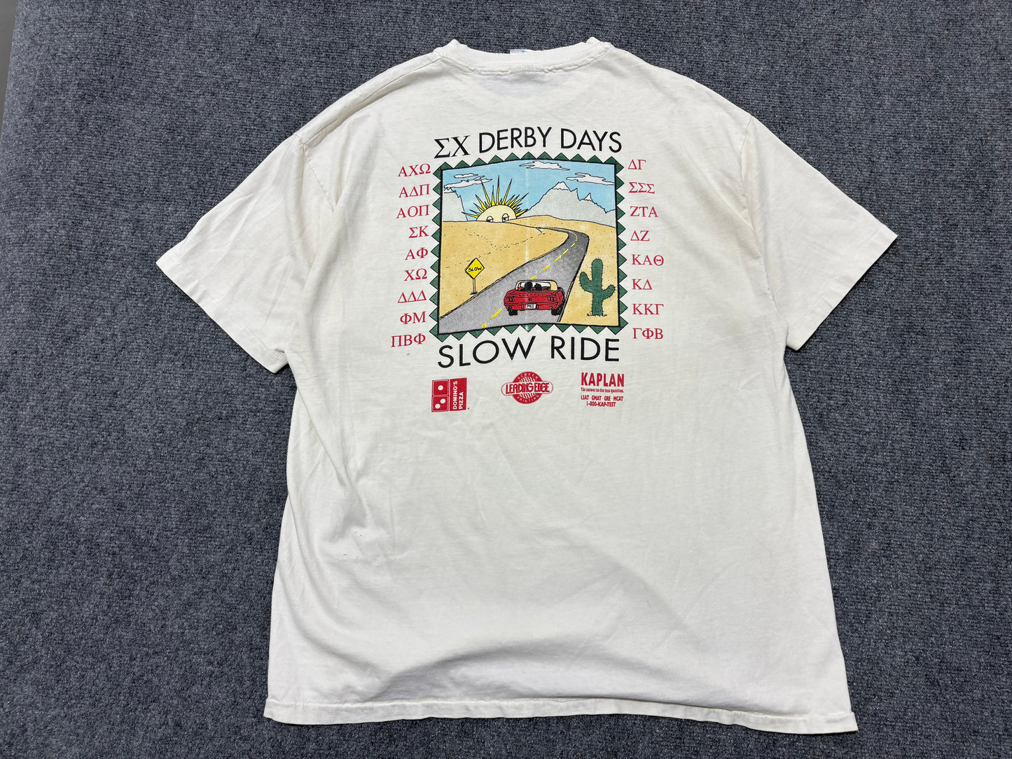 1994 Sigma Chi Derby Days Tee - White Size XL
