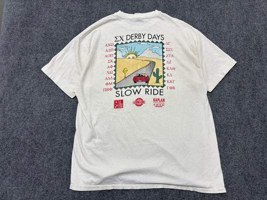 1994 Sigma Chi Derby Days Tee - White Size XL