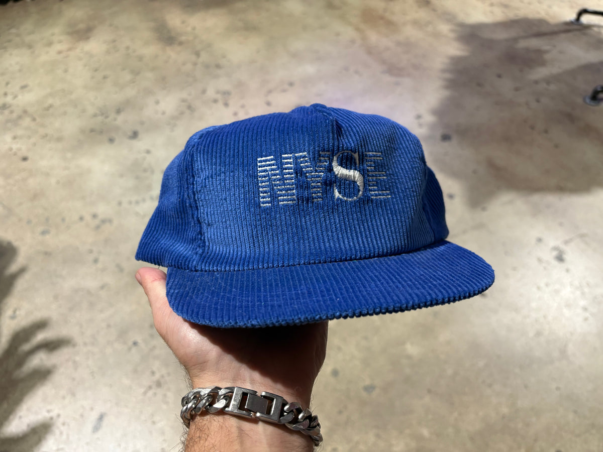 NYSE New York Stock Exchange Corduroy Snapback - Blue
