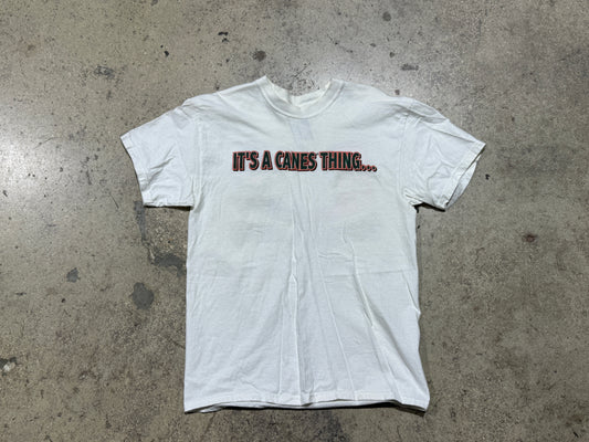 UM It's A Canes Thing... Tee - White Size Medium