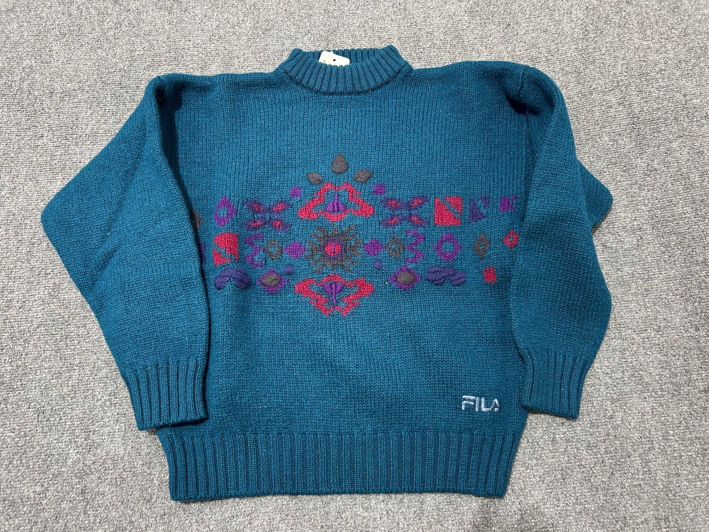 Fila Knitted Crewneck - Green size XL