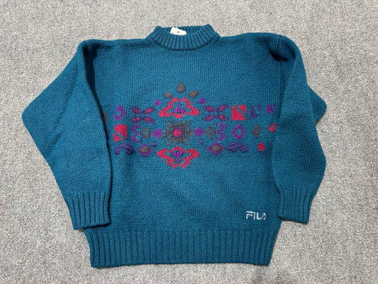 Fila Knitted Crewneck - Green size XL