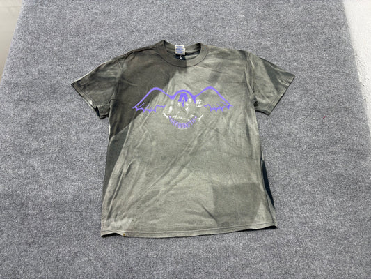 2005 Faded  Aerosmith Bat Logo Tree - Black/Purple Size Medium